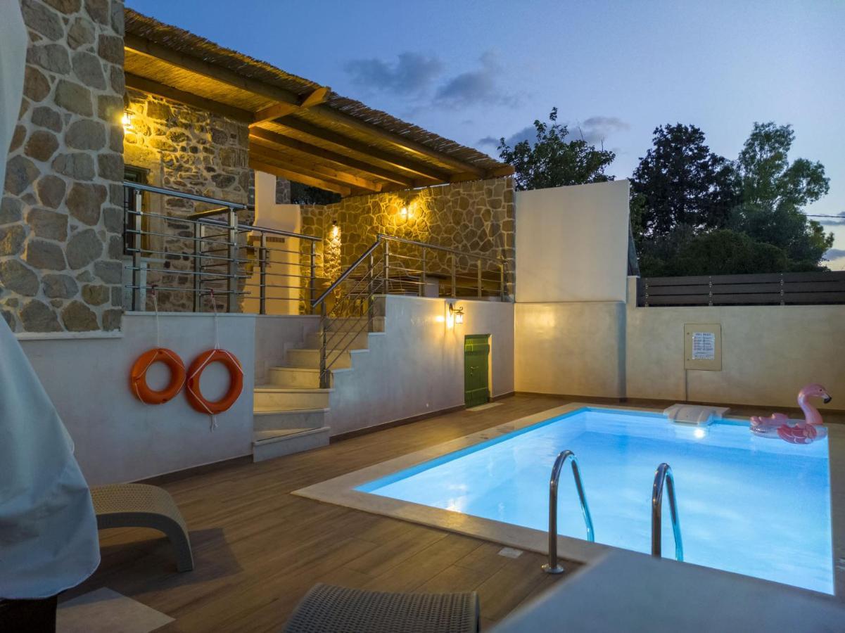 Willa Aggel'S House - Stone House - Private Pool - Courtyard - Countryside Views Kato Episkopi Zewnętrze zdjęcie